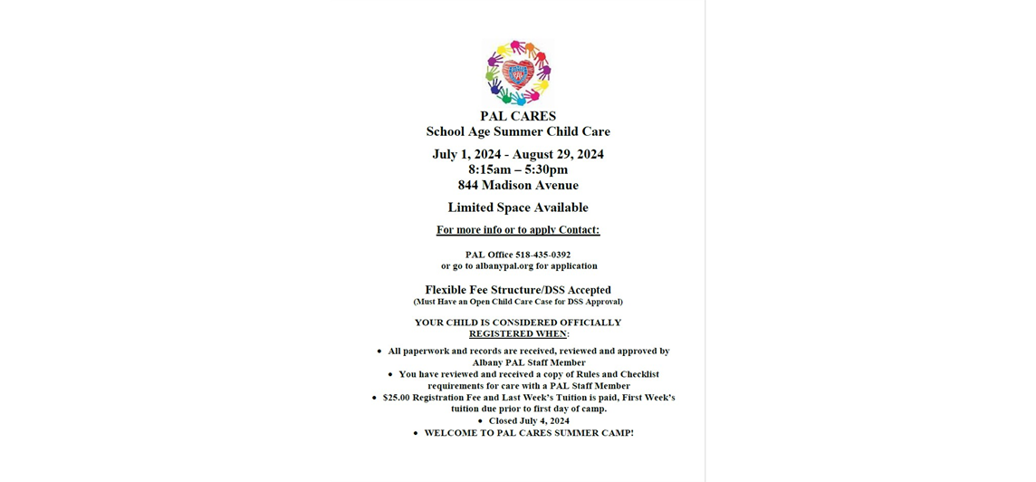 Summer Camp 2024- Click Here for More Info